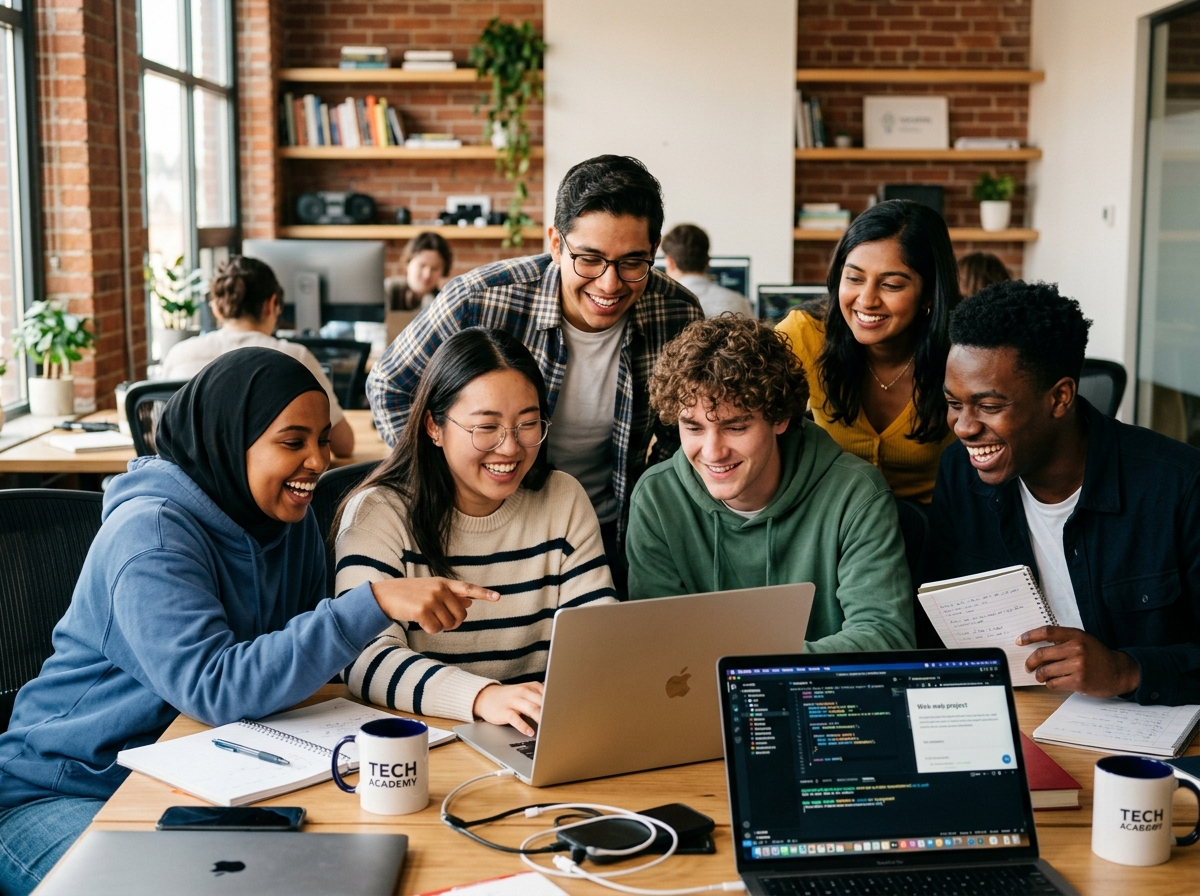 AI Students Collaborating